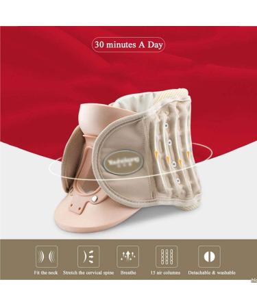 Inflatable Neck Traction Device for Pain Relief | Cervical Vertebra Brace & Home Therapy - Buy Online on GoSupps.com