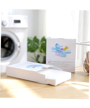 Toddmomy 24pcs Color Paper Laundry Stain Removers Paper for Clothes Laundry Paper Washer Stain Remover Grabber Stain Clothes Dye Clothes Color Dye Catcher Wipeoff Confetti Wash and Care - Buy Online on GoSupps.com