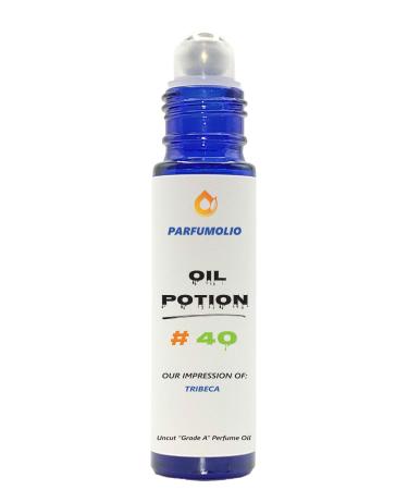 Oil Potion # 40 Inspired by TriBeCa Unisex Uncut Grade A Fragrance Body Oil Dupe Concentrated Long Lasting Roll-On 10ml / 0.33 oz