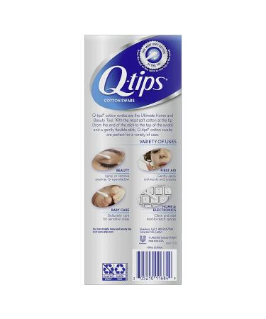 Q-Tips Anti Microbial Cotton Swabs - 600 ct (2 x 300 ct) - Pack of 2 - Buy Online on GoSupps.com