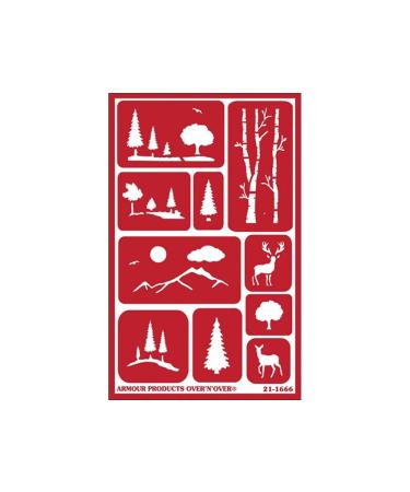 Armour N Over Stencil Landscapes