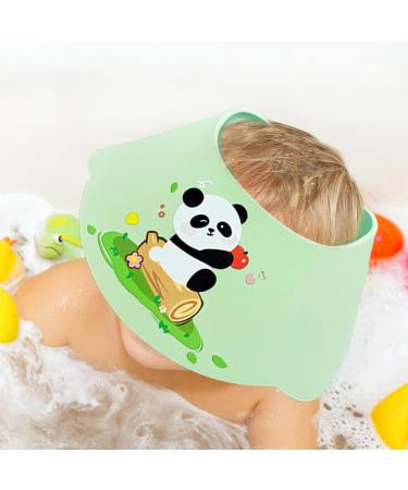 Maciun Toddler Shower Cap Waterproof Kids Shower Cap Adjustable Shampoo Bath Shield For Kids Keep Ear Dry Eye Coverage Green - Buy Online on GoSupps.com