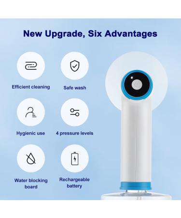 Electric Ear Wax Removal Kit Ear Irrigation Cleaner Tool Earwax Remover for Adult Kid Family with 4 Cleaning Modes Packs 10 Replaceable Tips & Catch Basin - Buy Online on GoSupps.com