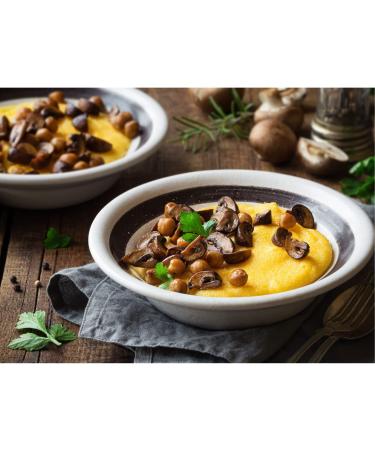 Molino Riva Instant Polenta 2.2 lb | Quick & Easy 2-Minute Ready-to-Enjoy Meal | Pack of 1 - Buy Online on GoSupps.com