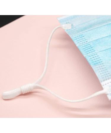 60pcs White Cord Locks for Masks - Adjustable Silicone Toggles & Plastic Beads for Ear Loops - Buy Online on GoSupps.com