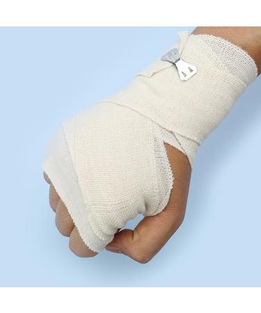 Healvian 12 Rolls Ankle Support Wraps - Cohesive Medical Compression Mat Elasticity & Extra Clips for School Supplies | International Shipping Available - Buy Online on GoSupps.com