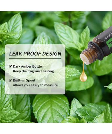 GREENSLEEVES Peppermint Essential Oil, 10ml Pure Plant-Based Fragrance Oil for Aromatherapy, Essential Oils for Diffuser, Air Freshener, Massage, Bath Bomb, Scented Candle Soap Making - Buy Online on GoSupps.com