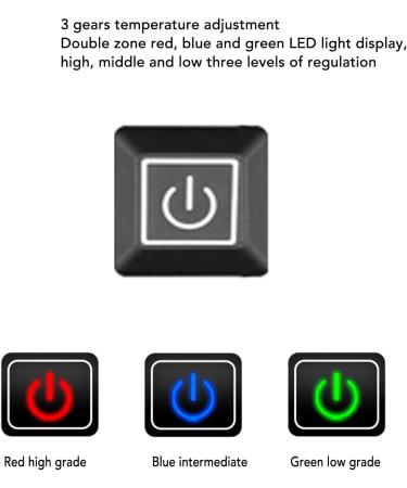 Buy Electric Heating Sheet - 2 Pcs Composite Heating Wire & Film | 3 Gears DC Heater for Gloves | International Shipping - Buy Online on GoSupps.com