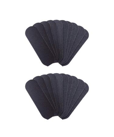 Milist 40th smooth pedicure stick sand remover footfish refilled sandpaper pedicure accessories replacement sticker for footfish pedicure tools pumice stone springboard feet size 2