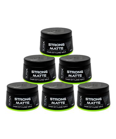 Totex Strong Matte Hairwax I strong matte hair styling wax i multi fruit fragrant hair wax i sweet matte effect and natural hair look i maximum control i 150ml (6 pieces) apple 150 ml (3 Pack)