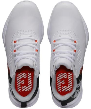 FootJoy Unisex Junior Fuels Golf Shoes - 36 EU White Black Lime | International Shipping Available - Buy Online on GoSupps.com