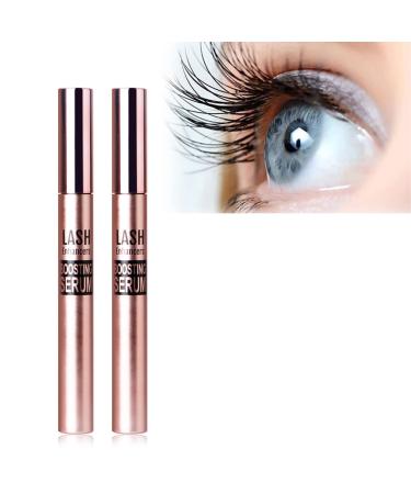 Eyelash Serum for Growth Eyelash Growth Serum Eye Lash Growing Serum Brow Enhancer Eyelash and Rapid Eyebrow Growth Serum Organic Eyelash Growth Serum for Healthier Longer Lashes (2PCS)