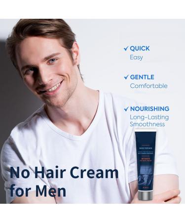 Cr me D pilatoire Homme Cr me pilation Douce pour Corps Poitrine Dos Jambes et Aisselles Formule Non Irritante Peau Lisse et Soin Quotidien 100ml - Buy Online on GoSupps.com