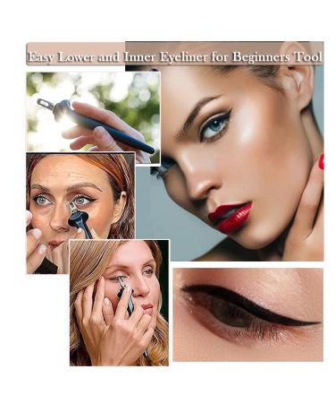 Aaiffey Eyeliner Applicator Kit with Waterproof Brown Cream - Easy No-Skip Green Eyeliner Tool Set - Buy Online on GoSupps.com