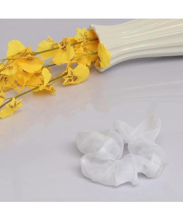 9 Pcs Light Up White Scrunchies | Halloween LED Hair Tie with 3 Light Modes | Glow in the Dark Hair Accessories for Girls | Neon Rave Party Supplies - Buy Online on GoSupps.com