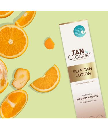 TanOrganic Self Tanning Lotion - Certified Organic Vegan Self Tanner (100ml) | Natural Sunless Tanning Solution for a Radiant Glow - Buy Online on GoSupps.com