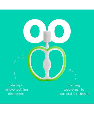 Love Noobs 360 Training Baby Toothbrush for Toddlers | Silicone Safe First Toothbrush & Teething Toy - Buy Online on GoSupps.com