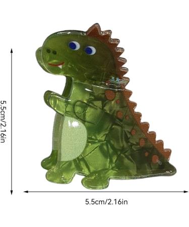 Dtaigou Animal Hair Clips | Dinosaur Nonslip Hair Clamps Novelty Fashionable Acrylic Animal Hair Clips For Children Women Kids Little Girls Stegosaurus - Buy Online on GoSupps.com