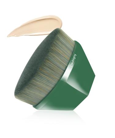 Foundation Makeup Brush Flat Top Kabuki Brush Hexagon Face Blush Liquid Powder Foundation Brush for Blending Liquid, Cream or Flawless Powder Cosmetics with Bonus Protective Case (Green) - Buy Online on GoSupps.com