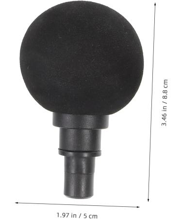 Healvian Cordless Deep Tissue Massage Head Set | Percussion Massage Device for Muscle Relief - Handheld Wireless Fitness Massage Ball - Buy Online on GoSupps.com