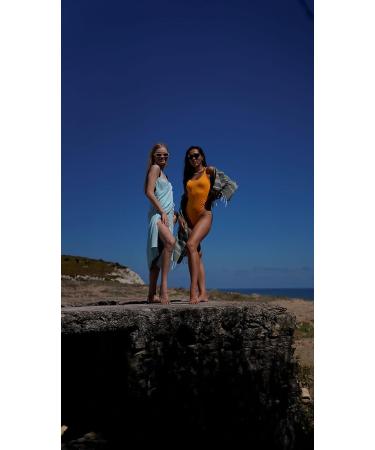 HAVLULAND Sale Set of 6 Turkish Beach Towels - Oversized 39x71, 100% Cotton, Absorbent, Quick-Dry, Sand Free - for Adults, Beach Gifts, Travel, Camping - Beach Accessories - Buy Online on GoSupps.com