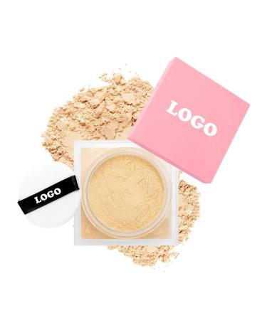 Makeup Setting Powder Facial Finishing Powder Oil Control Foundation Powder - Long-Wear Loose Makeup Powder For Outgoing Daily Commutes Live Streaming Travel 03# B