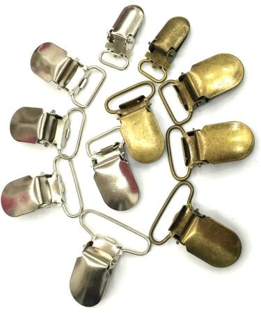 Good.news Pacifier Suspender Straps Clips - 20 Pcs Pacifier Holders & Toy Bib - 20mm Bronze - Buy Online on GoSupps.com