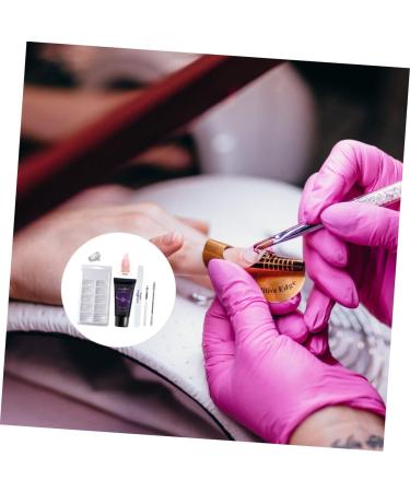 DOITOOL 3 Sets Nail Extension Glue Set Manicure Lengthen Kit Nail Art Extended Glue Nail Lengthen Kit Nail Art Extension Kit Manicure Extended Glue Manicure Kit Plastic Strengthen Builder - Buy Online on GoSupps.com