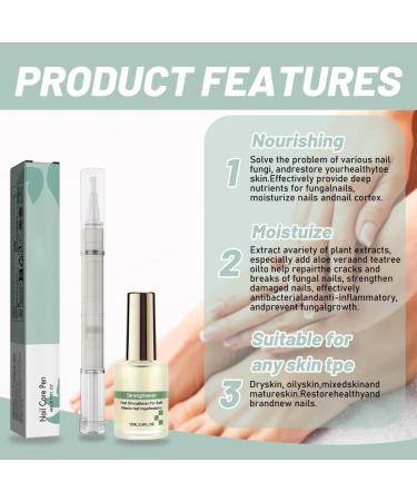 2 pi ces Stylo de Soin des Ongles+vernis poderm mycose ongle pied Traitement Mycose Ongle des Pied Puissant R paration Des Ongles Renforce et Revitalise Les Ongles Huile De Th ier et Romarin - Buy Online on GoSupps.com