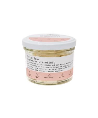 Plantbase shower cloud grapefruit 110g 3in1 shower gel invigorating peeling body face & care in one with lime and grapefruit oil natural cosmetics vegan handmade made in germany