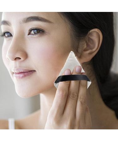 Powder Puff Triangle | Super Soft Face Body Loose Setting Powder Puff Set of 6 - Multipurpose Powder Puff with Strap Makeup Tool Frifer Grey - Buy Online on GoSupps.com