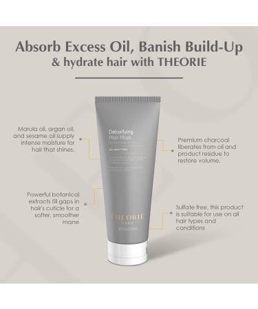 Theorie Charcoal Bamboo Hair Mask - Deep Conditioning Treatment - 6.8 Fl. Oz - For All Hair Types - Buy Online on GoSupps.com