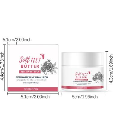 Feet Moisturizing Cream 50g Cracks Care Cream Moisturizing Balm for Dry Heels for Repairing Cracks When Moving or at Home Use - Buy Online on GoSupps.com