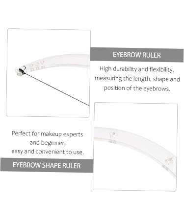 FRCOLOR 3 Sets Rulers Position Eyebrow Measure Assist Measurement Ruler Face Shape Auxiliary Bridge - Buy Online on GoSupps.com
