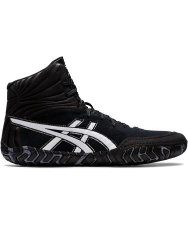 ASICS Men's Aggressor 5 Wrestling Shoes 10 - Black/White | Top Performance Gear - Buy Online on GoSupps.com