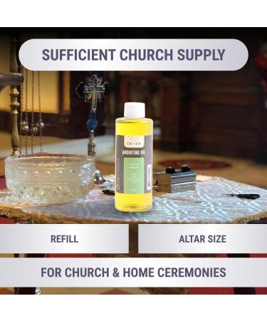 4oz Cedars of Lebanon Anointing Oil | Spiritual Oil with Woodsy Scent | Durable Glass Bottle for Altar Church & Prayer | Strength & Divine Protection - Buy Online on GoSupps.com