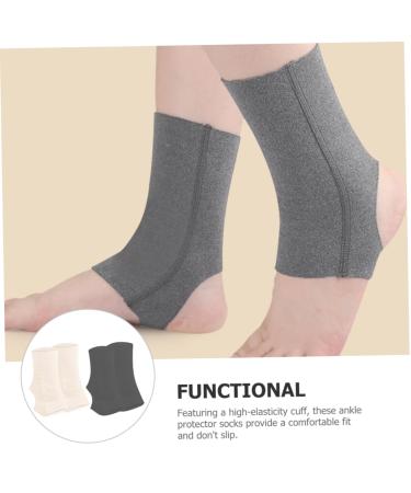 FRCOLOR 2 Pairs Compression Ankle Guard Socks | Sports Supplies & Foot Support for High Heels - Buy Online on GoSupps.com