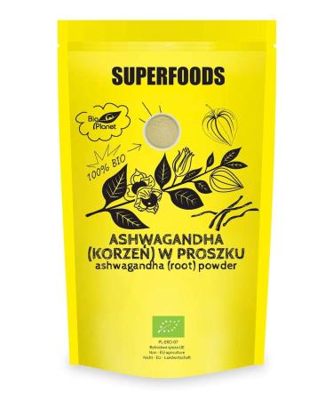 BIO PLANET Ashwagandha (racine) Poudre BIO 150 g - BIO PLANET