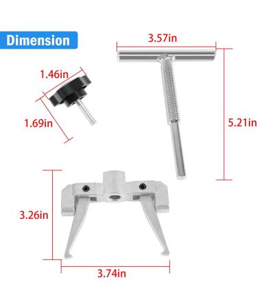 Flexible Impeller Pull Tool for Jabsco Pump 50070-0040 & 50070-0200 - Fits Impellers 2-1/4 to 2-9/16 - Buy Online on GoSupps.com