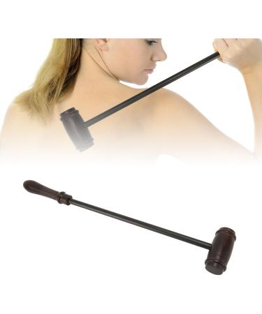Wooden Back Massage Hammer - Manual Body Knocking Device for Home Travel & Office | Extended Handle for Ultimate Relief - Buy Online on GoSupps.com
