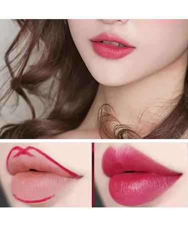 Double Ended Lipstick & Lip Liner Set - Matte Waterproof Moisturizing 2-in-1 for Women - Buy Online on GoSupps.com