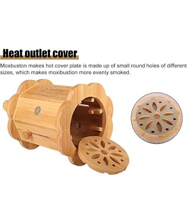 Ener Moxa Box - Portable Wooden Moxa Cone Burner for Therapy Meditation & Yoga - Alternative Acupuncture Solution - Yogam Pillow - Buy Online on GoSupps.com