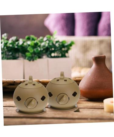 2 Pcs Box Heat Moxa Burner Moxa Stick Burner Moxa Pot Moxa Tank Tool Moxibustion Box Heating Suite - Buy Online on GoSupps.com
