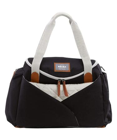 B aba Sydney II Diaper Bag - Large Capacity Modulable Design Insulated Compartment Stroller Fastening - Black - Buy Online on GoSupps.com