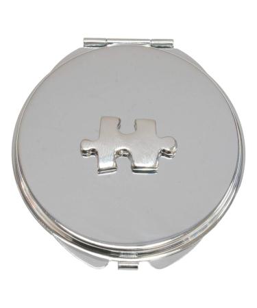 Jigsaw Piece Compact Mirror Handbag Gift With Free Engraving 456