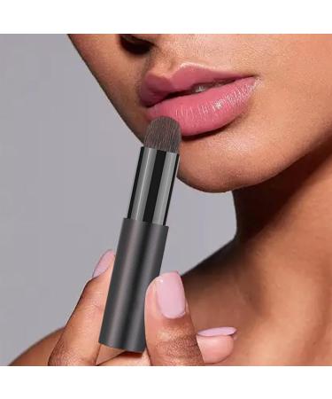 Toseky Lip Brush | Professional Makeup Brush with Lid | Makeup Applicator Beauty Tool Portable Brush for Lip Gloss Eyeshadow Lip Cream - Buy Online on GoSupps.com