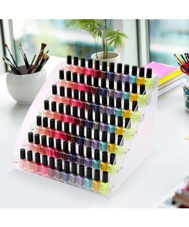 Ejoyous nail polish storage shelf clear acrylic display stand for lipstick perfume and essential oils - Buy Online on GoSupps.com