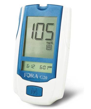 FORA G20 Blood Glucose Meter for Diabetes and Health Monitoring