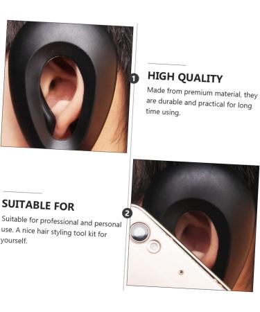 LALAFINA 2 Pairs Hair Dye Earmuffs Heat Protector for Ears Hairdressing Ear Caps Bath Ear Caps Bathing Accessories Cover Ear Muffs Hair Dye Ear Shield Boutique Silica Gel Hairdressing Tool - Buy Online on GoSupps.com