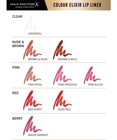 Max Factor Colour Elixir Lip Liner in Mauve Moment - 1.2g - Buy Online on GoSupps.com